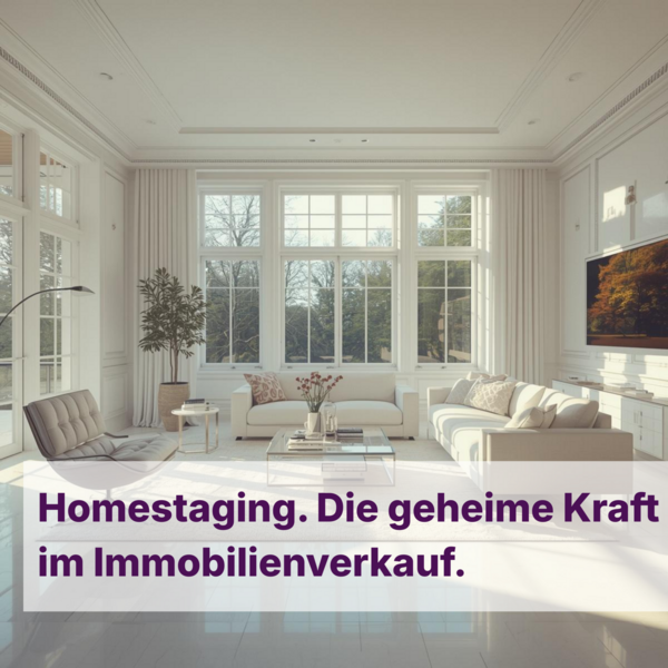 Homestaging Immobilienverkauf aufmöbeln schneller Verkauf besserer Preis